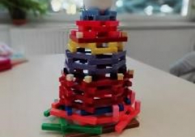 Hungarocell golyó  matematika rudak konstrukció 11 é fiú, lány